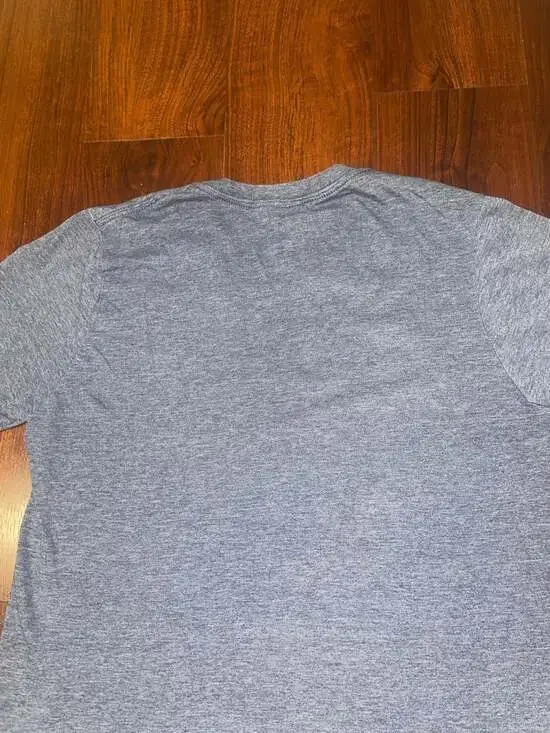 Star Wars The Mandalorian Graphic T-Shirt Grey Blue Heathered Small - Picture 14 of 14